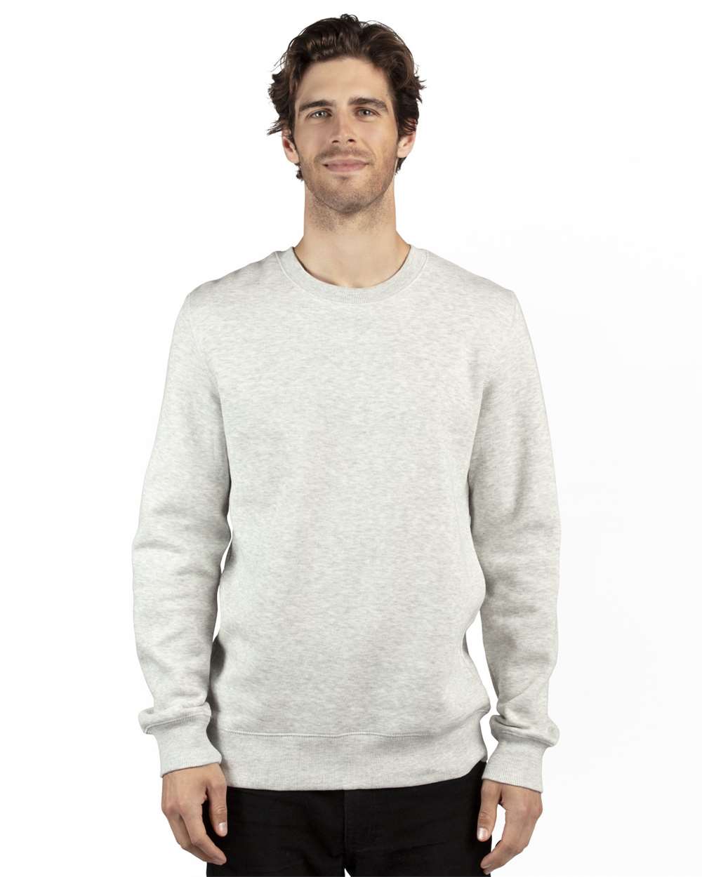 Unisex Ultimate Crewneck Sweatshirt - OnModelFront - B788E0362 - Oatmeal Heather