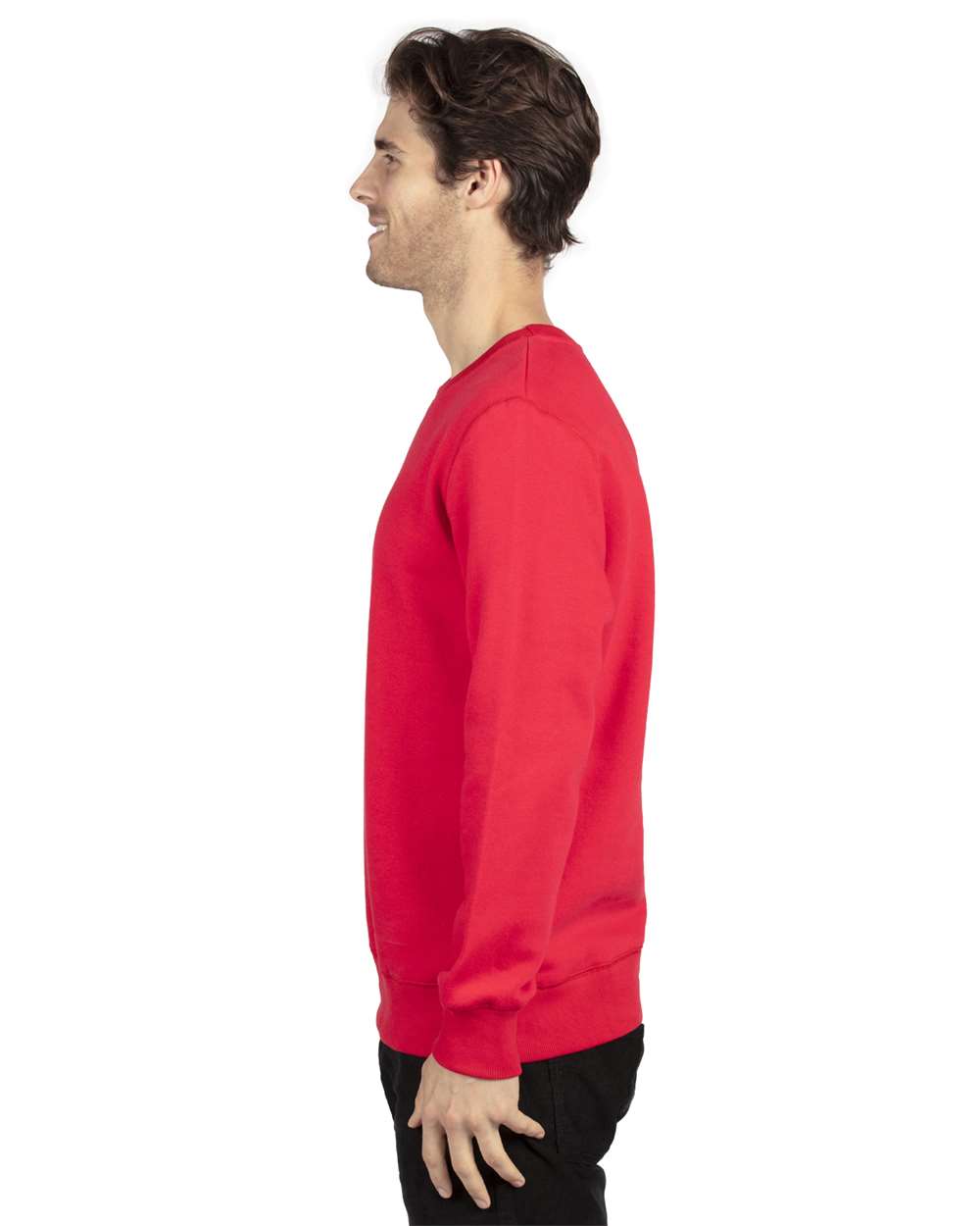 Unisex Ultimate Crewneck Sweatshirt - OnModelSide - B788E0702 - Red
