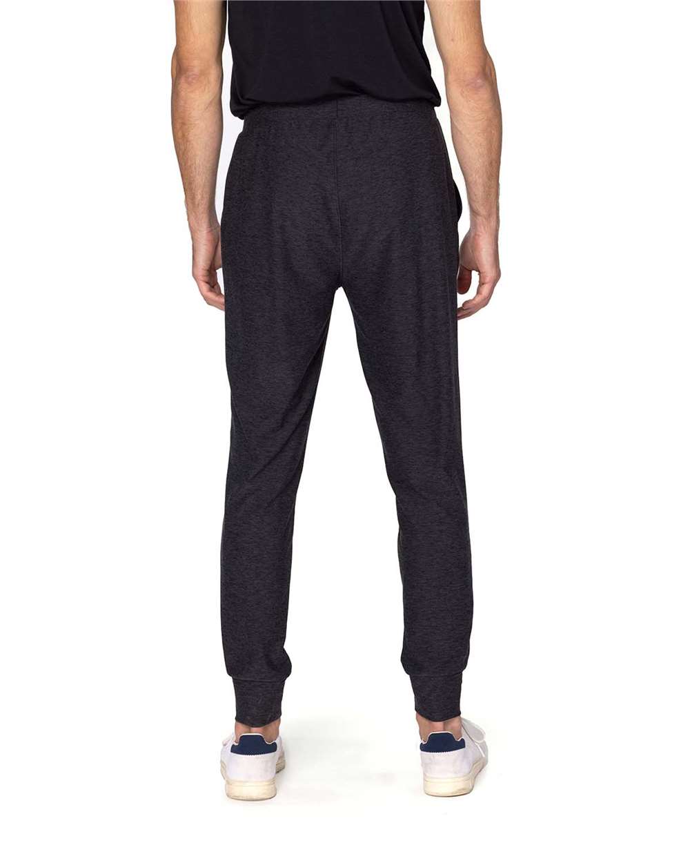 Unisex Impact Joggers - OnModelBack - B797E0102 - Black Heather