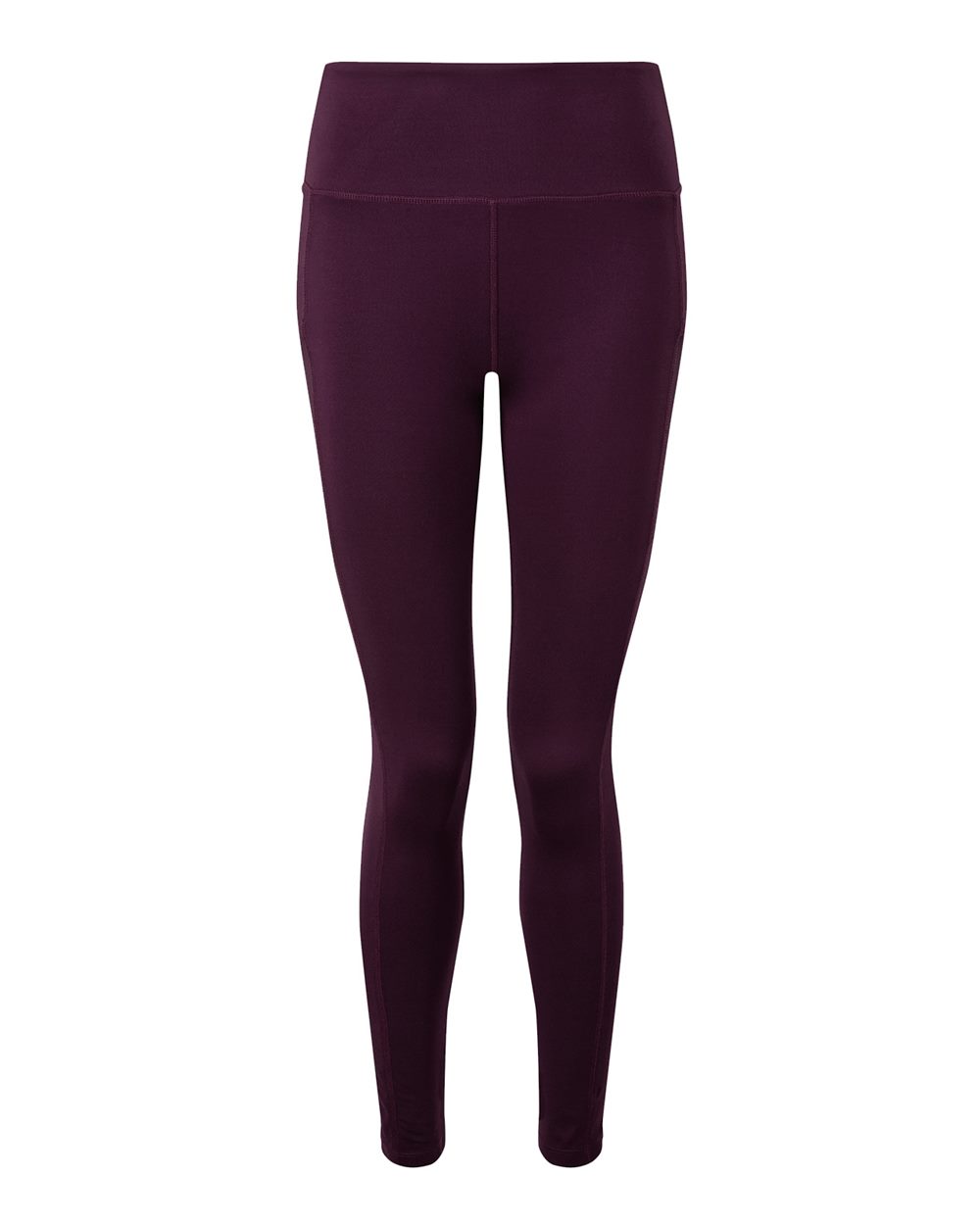 Women's Mesh Pocket Danica Leggings - Front - B856A2532 - Mulberry