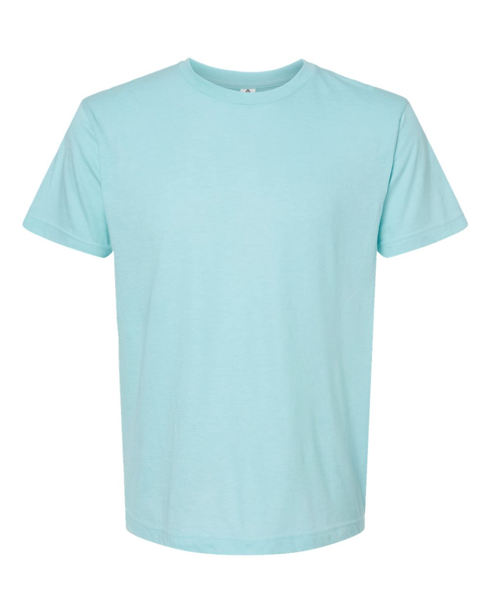 Men's Fine Jersey T-Shirt - Front - B10259052 - Heather Purist Blue