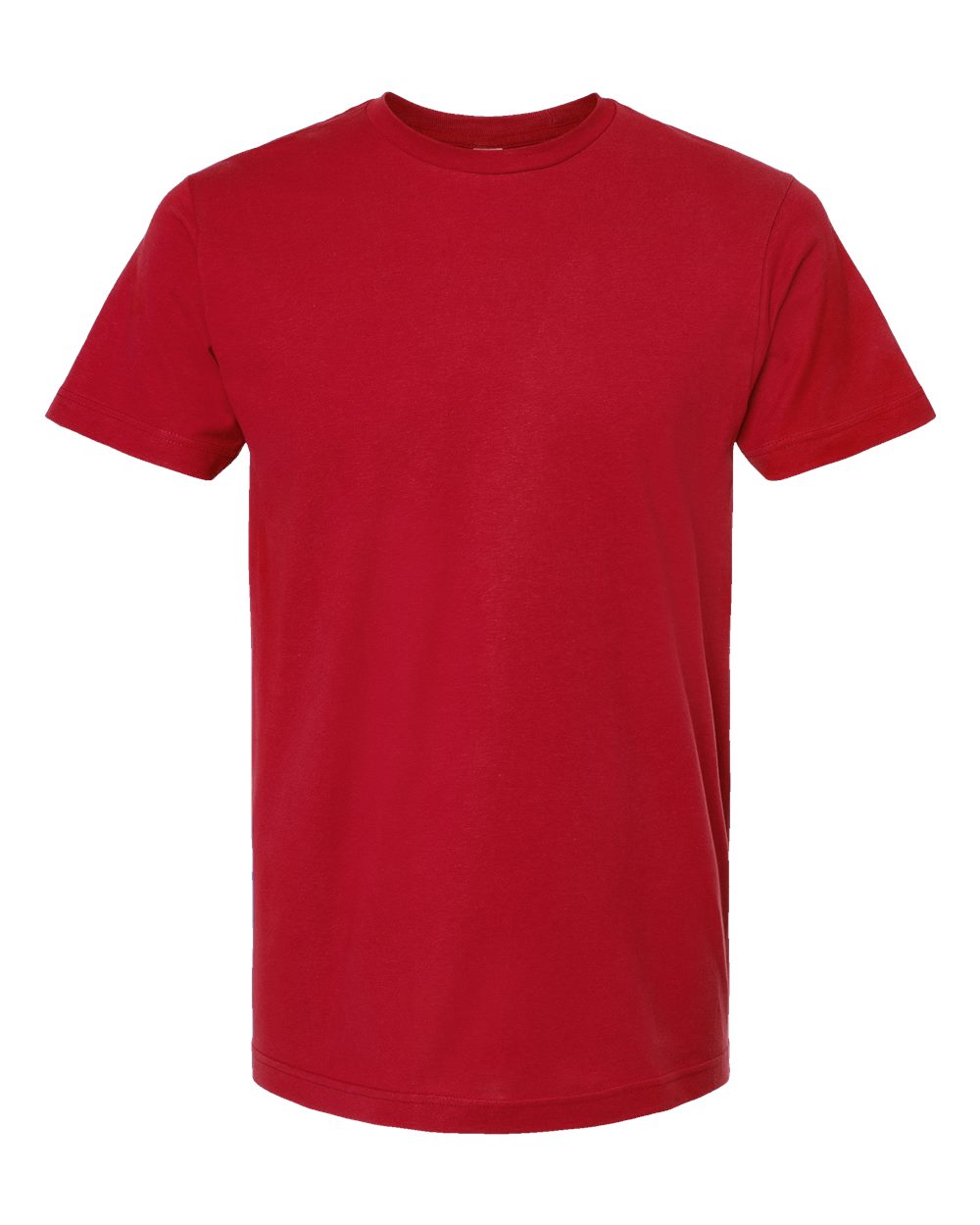 Men's Fine Jersey T-Shirt - Front - B10259102 - Cardinal