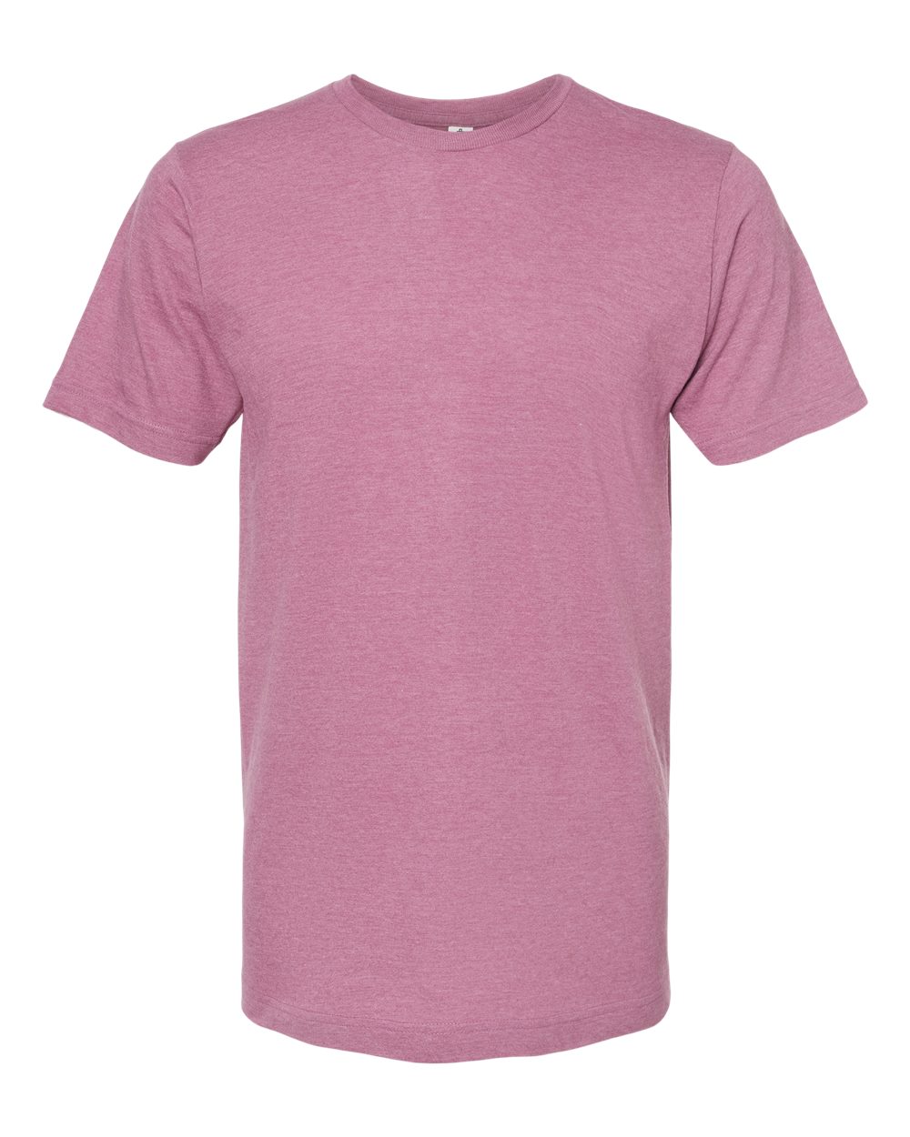Men's Fine Jersey T-Shirt - Front - B10259112 - Heather Cassis