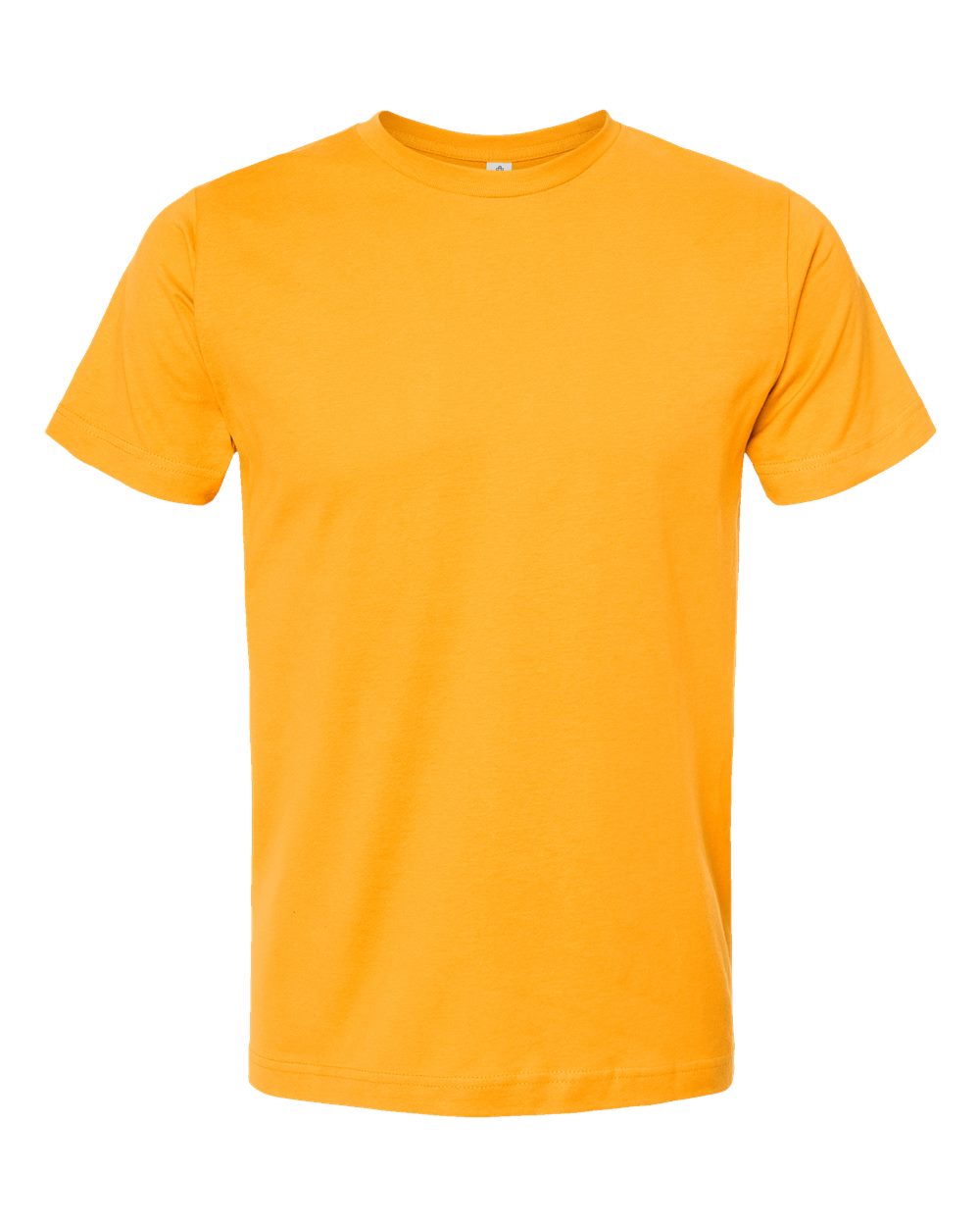 Men's Fine Jersey T-Shirt - Front - B10259122 - Gold
