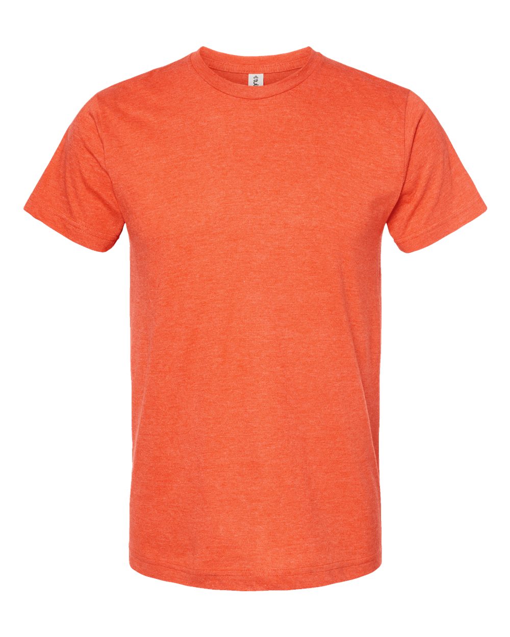 Men's Fine Jersey T-Shirt - Front - B10259162 - Heather Orange