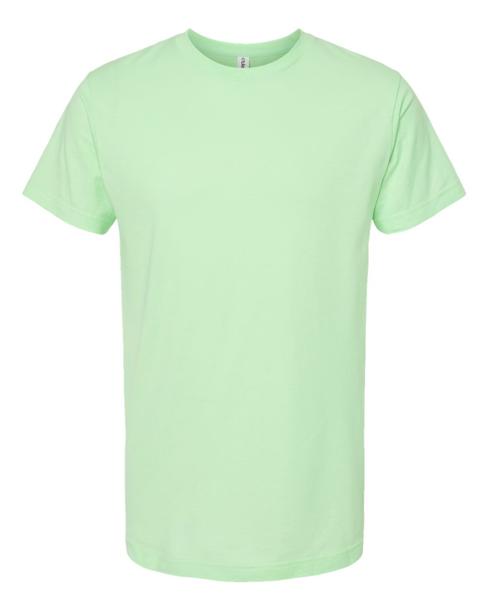 Men's Fine Jersey T-Shirt - Front - B10259232 - Neo Mint