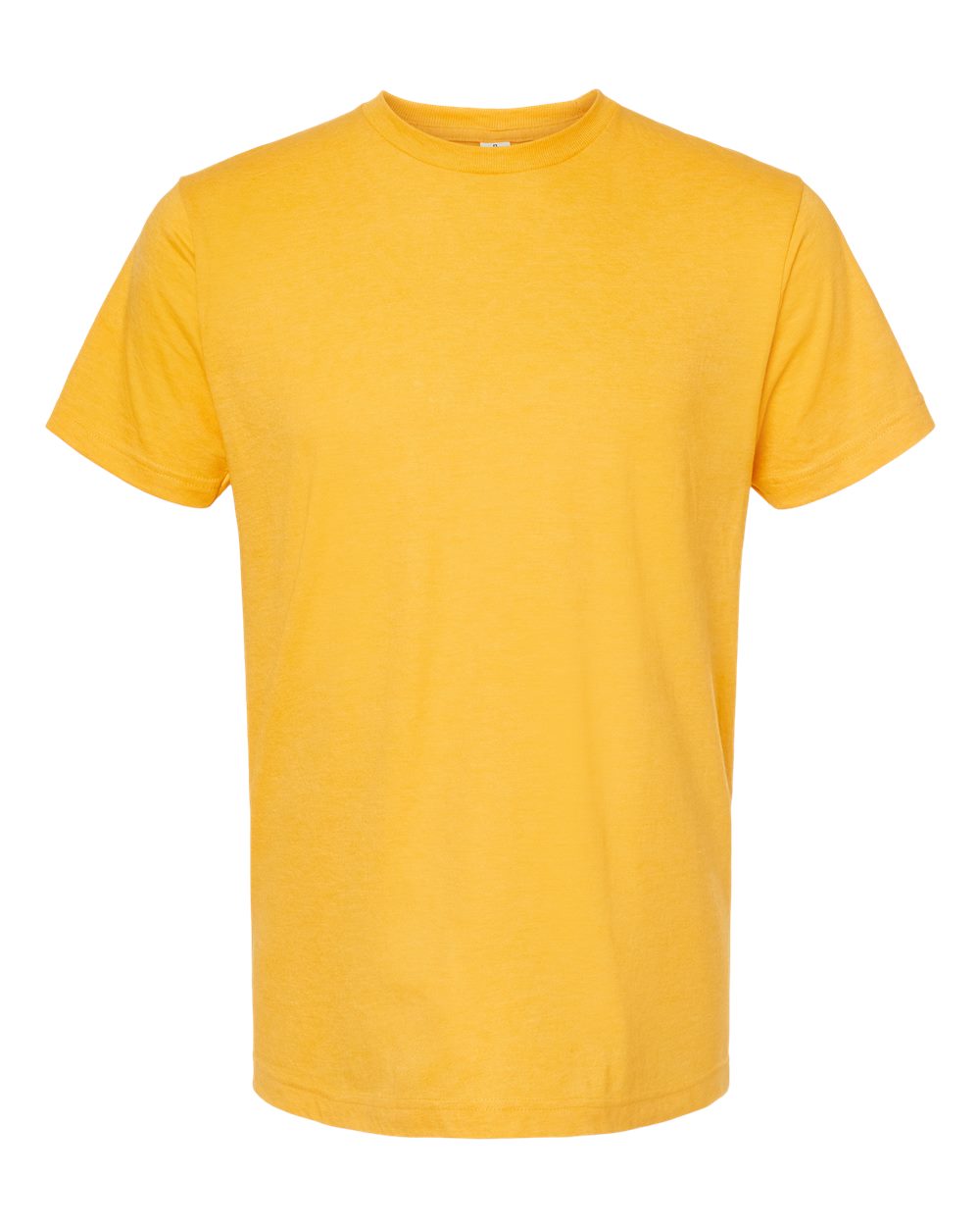 Men's Fine Jersey T-Shirt - Front - B10259412 - Heather Mellow Yellow