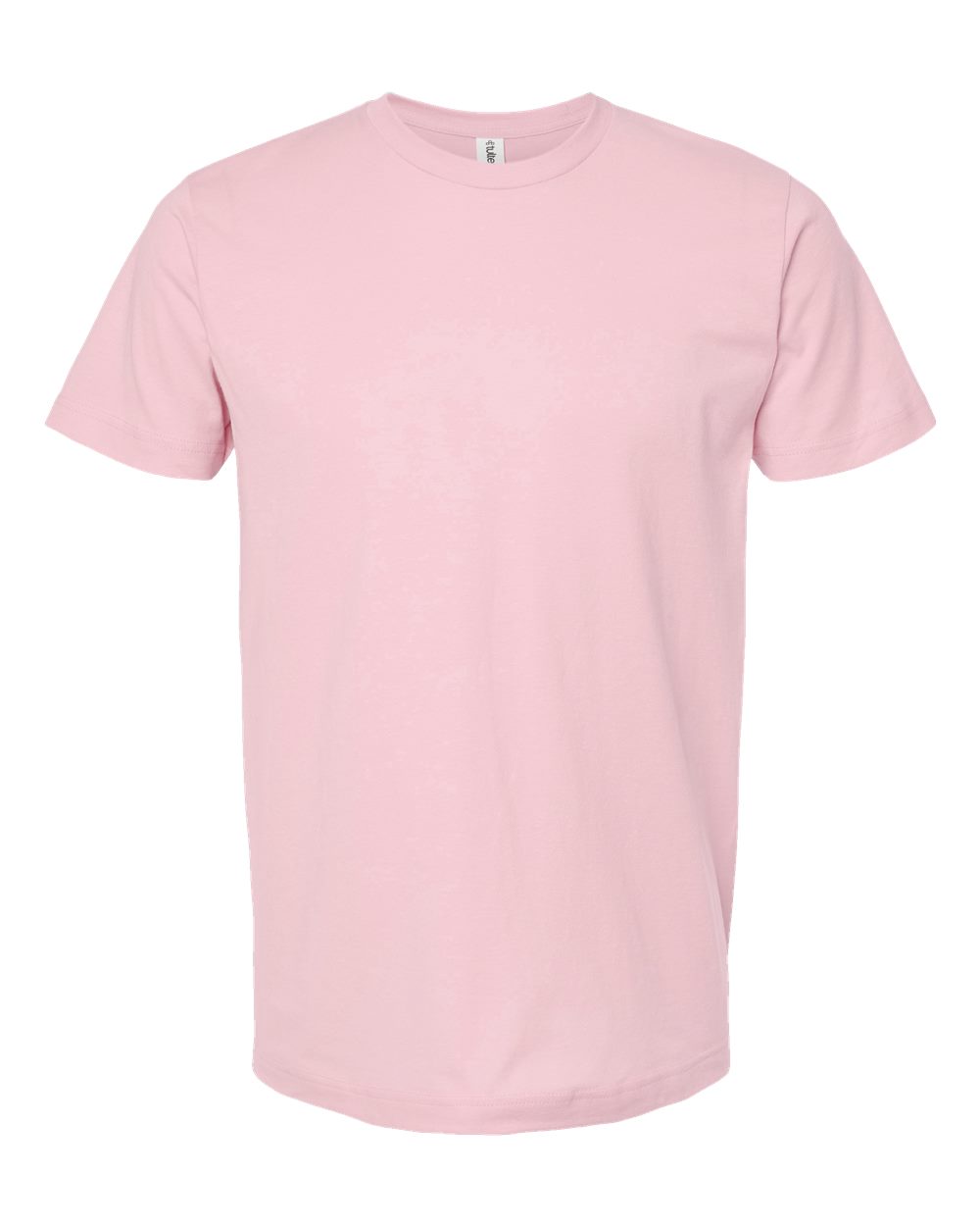 Men's Fine Jersey T-Shirt - Front - B10259422 - Pink