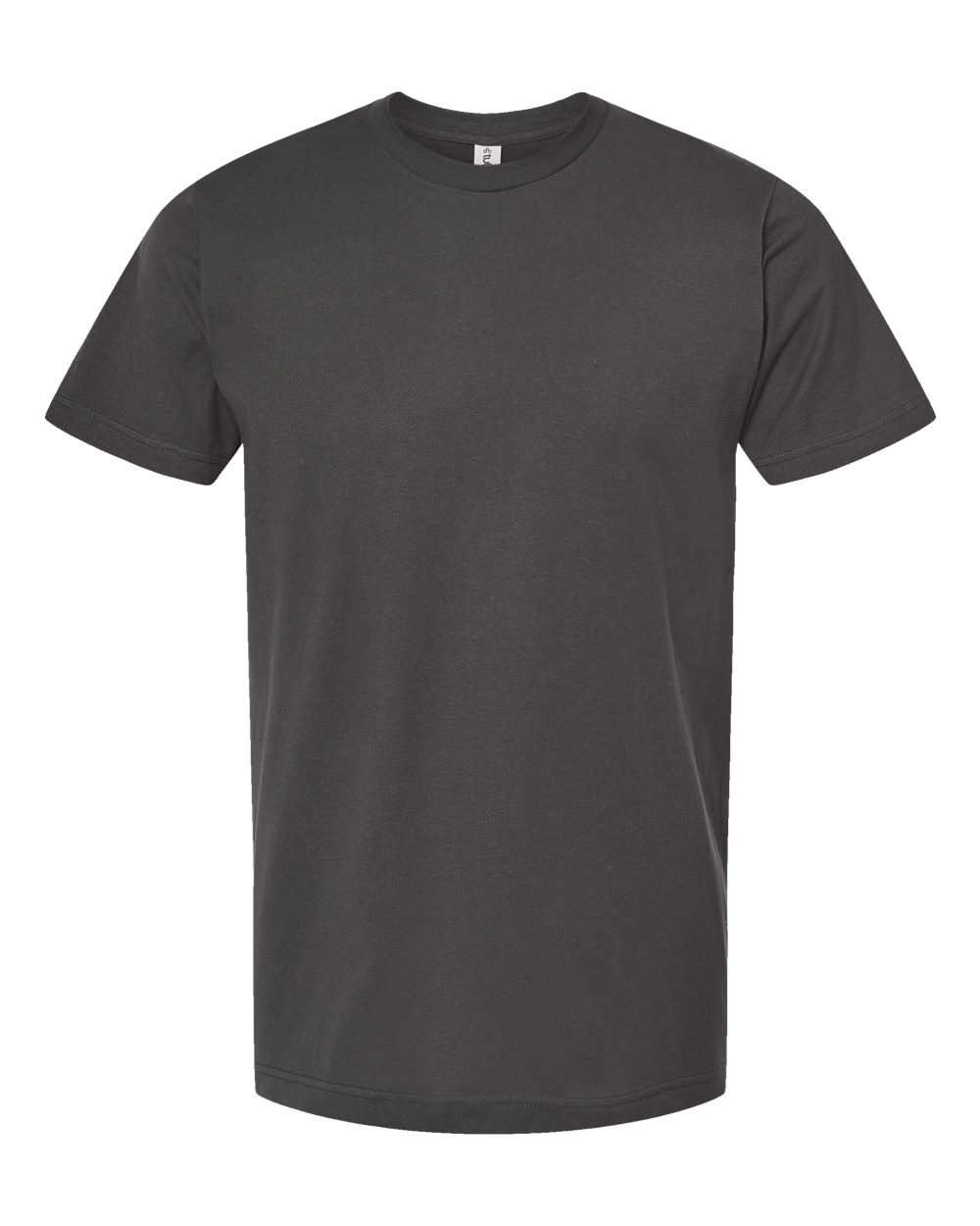 Men's Fine Jersey T-Shirt - Front - B10259592 - Charcoal
