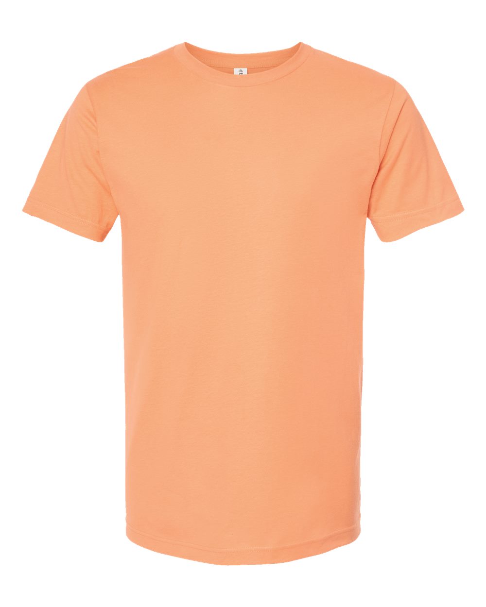 Men's Fine Jersey T-Shirt - Front - B10259662 - Cantaloupe