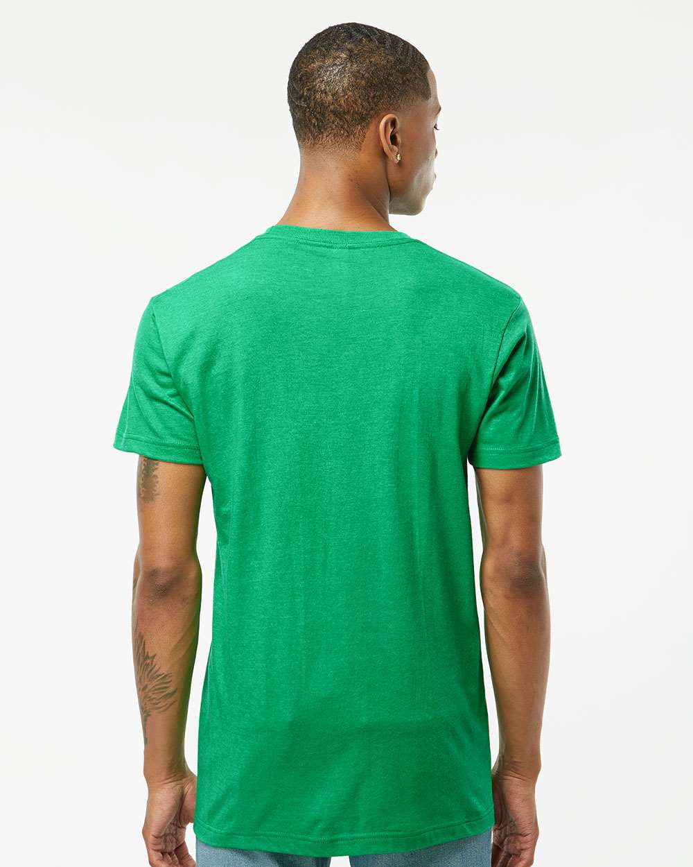 Men's Fine Jersey T-Shirt - OnModelBack - B10259602 - Heather Kelly