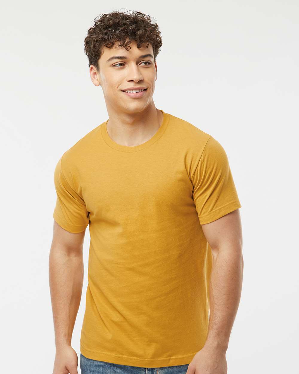 Men's Fine Jersey T-Shirt - OnModelFront - B10259792 - Ginger
