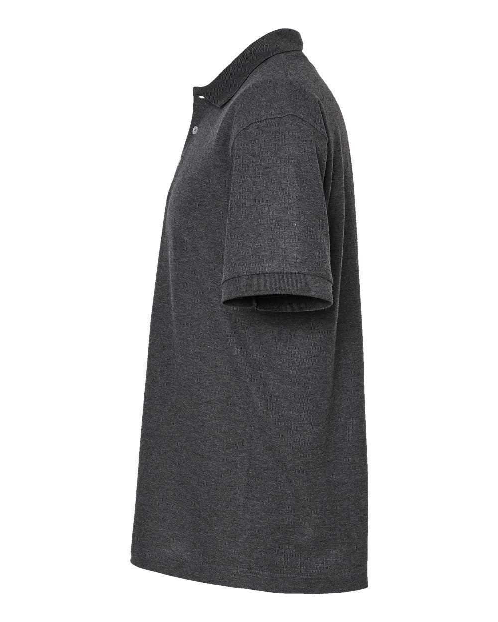 Men's 50/50 Sport Pique Polo - DirectSide - B10559593 - Heather Charcoal