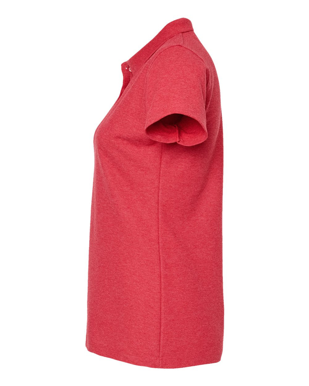 Women's 50/50 Sport Pique Polo - DirectSide - B10659703 - Heather Red