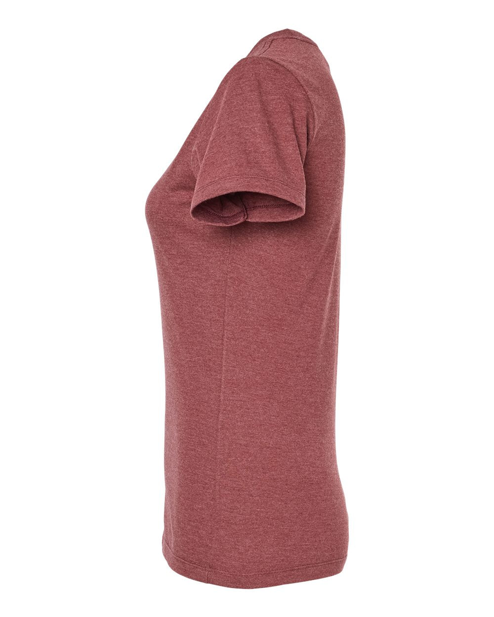 Women's Premium Cotton Blend T-Shirt - DirectSide - B11159702 - Burgundy Heather