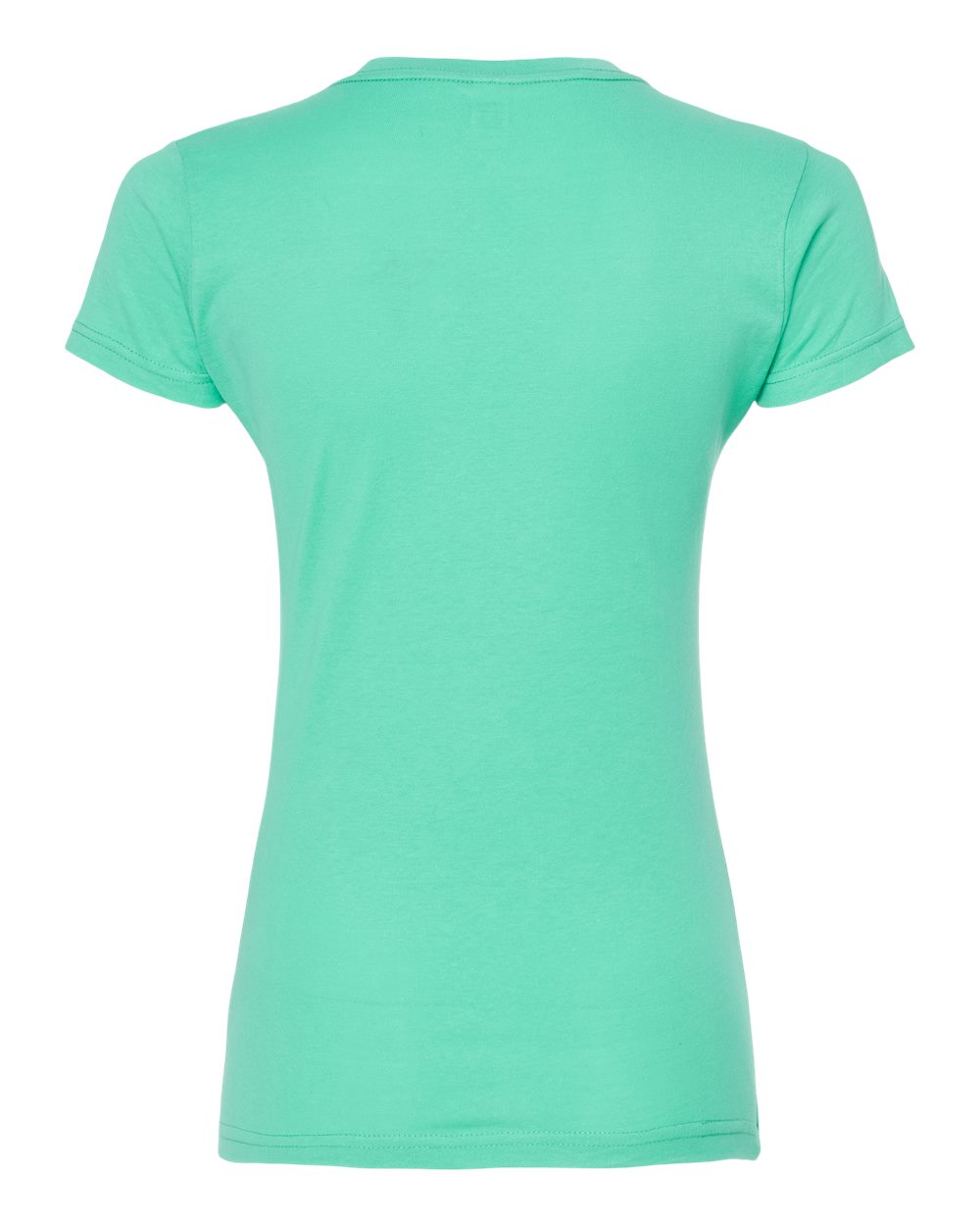Women's Fine Jersey Slim Fit T-Shirt - Back - B20159192 - Mint