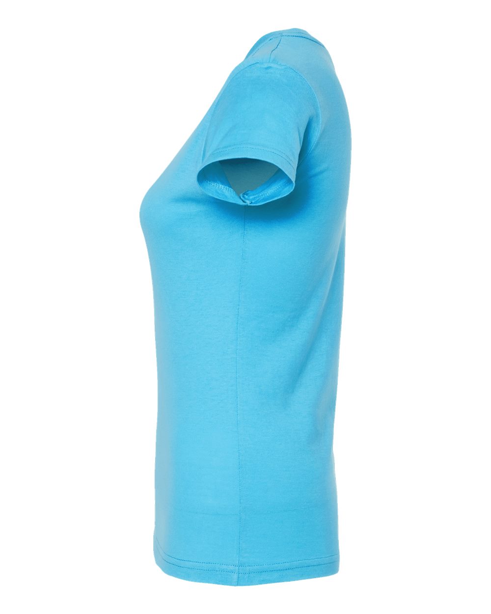 Women's Fine Jersey Slim Fit T-Shirt - DirectSide - B20159042 - Aqua