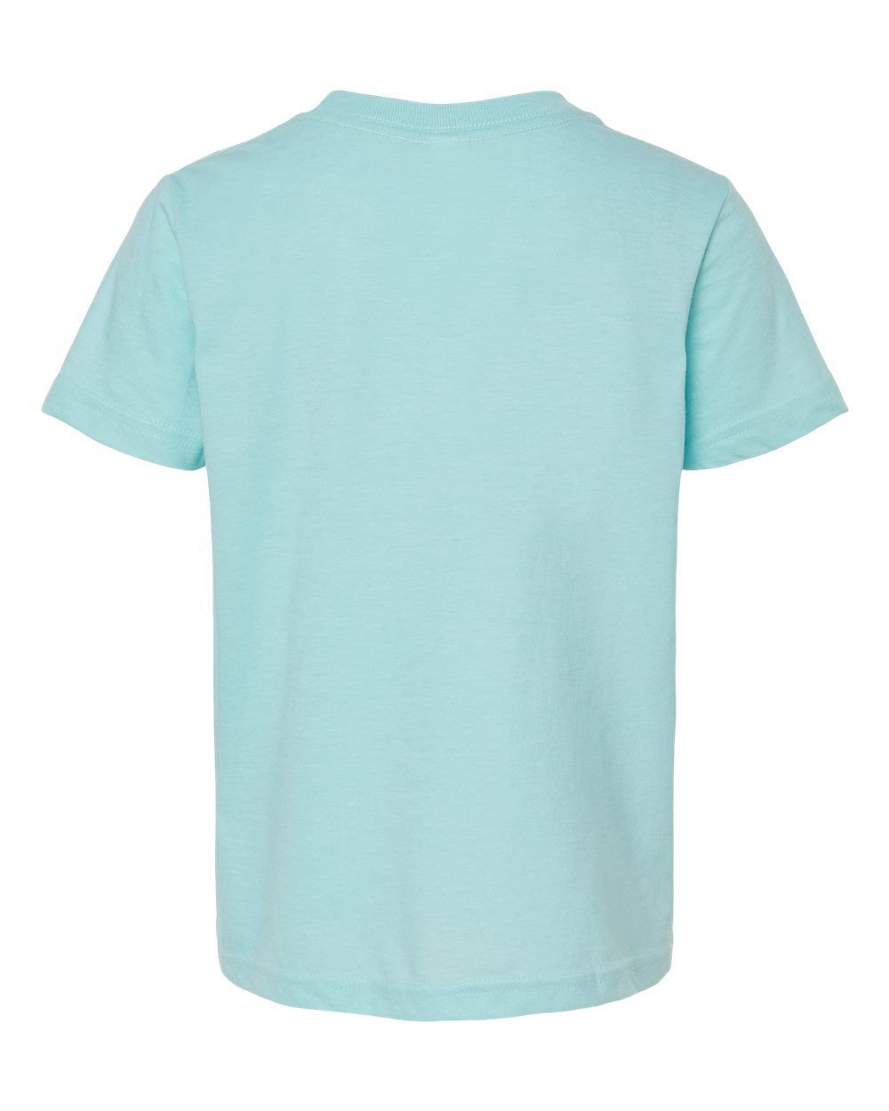 Youth Fine Jersey T-Shirt - Back - B20459052 - Heather Purist Blue