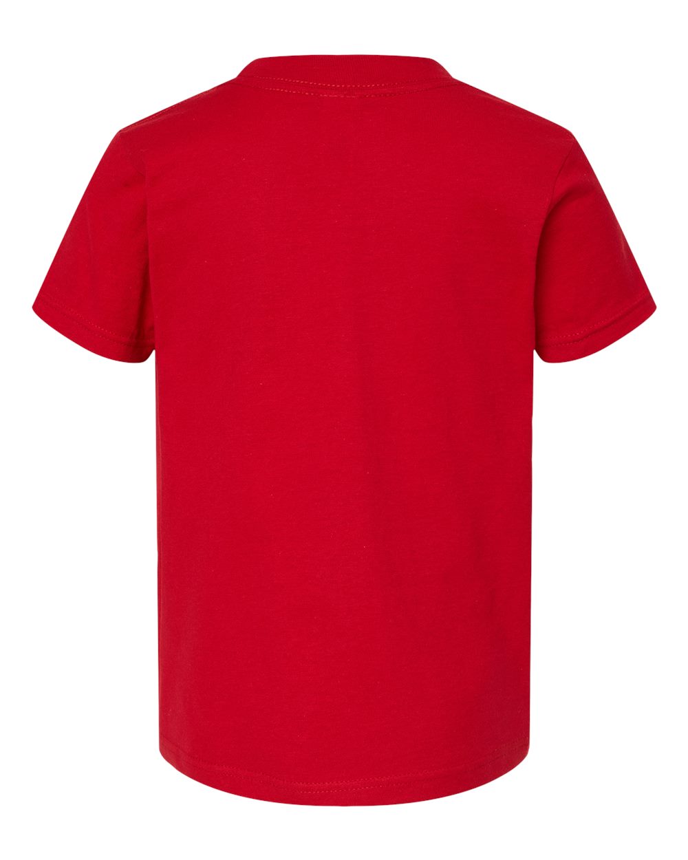 Youth Fine Jersey T-Shirt - Back - B20459122 - Red