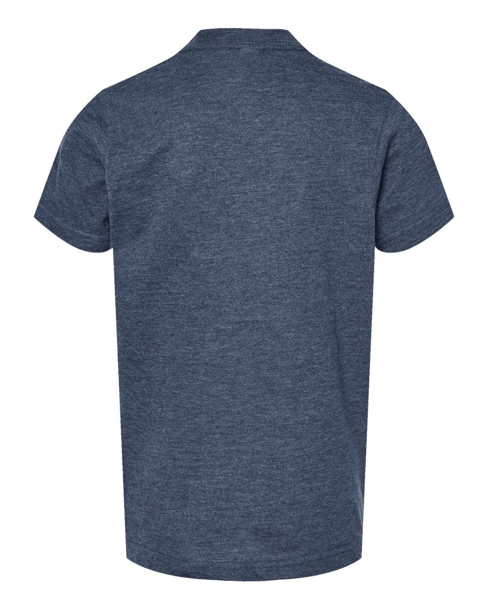 Youth Fine Jersey T-Shirt - Back - B20459252 - Heather Denim