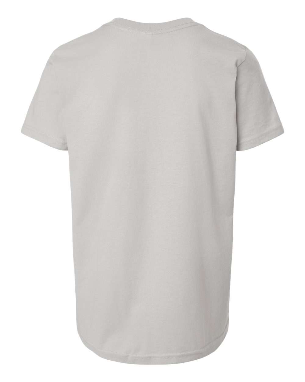 Youth Fine Jersey T-Shirt - Back - B20459352 - Silver