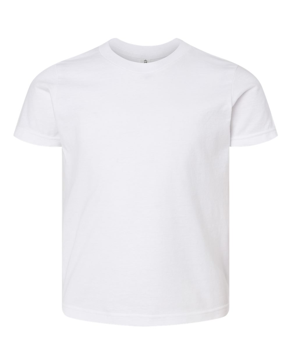 Youth Fine Jersey T-Shirt - Front - B20459002 - White