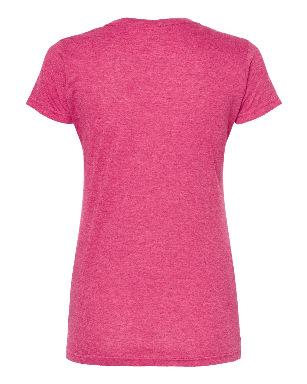 Women's Poly-Rich T-Shirt - Back - B20559302 - Heather Fuchsia