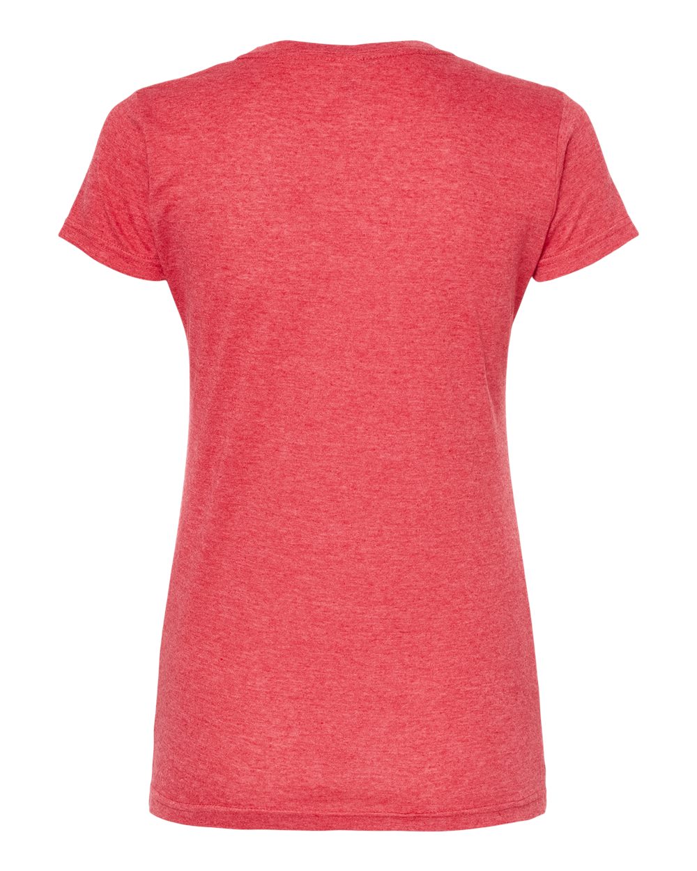 Women's Poly-Rich T-Shirt - Back - B20559702 - Heather Red