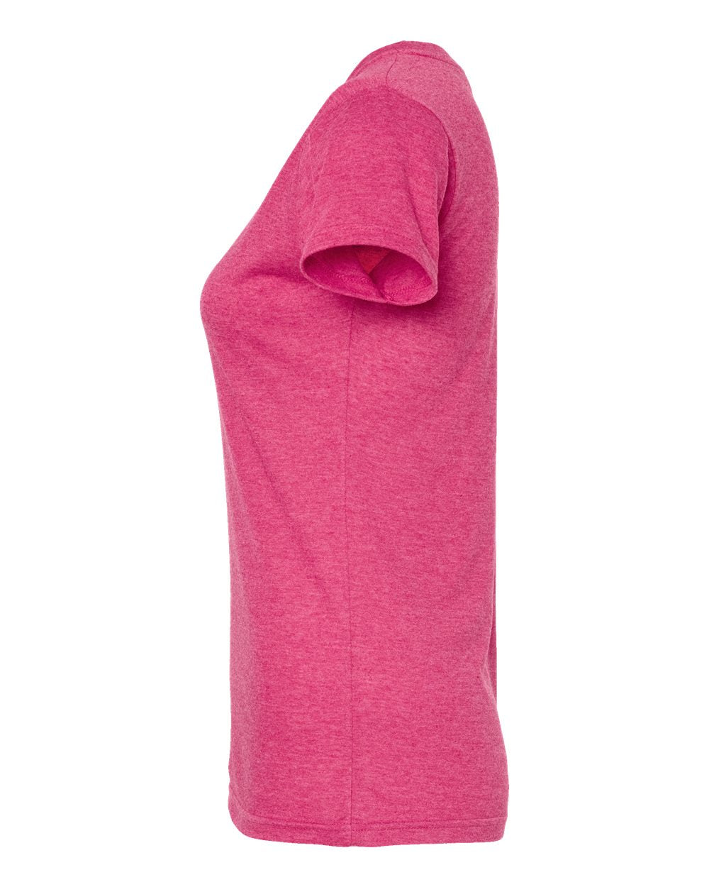 Women's Poly-Rich T-Shirt - DirectSide - B20559302 - Heather Fuchsia