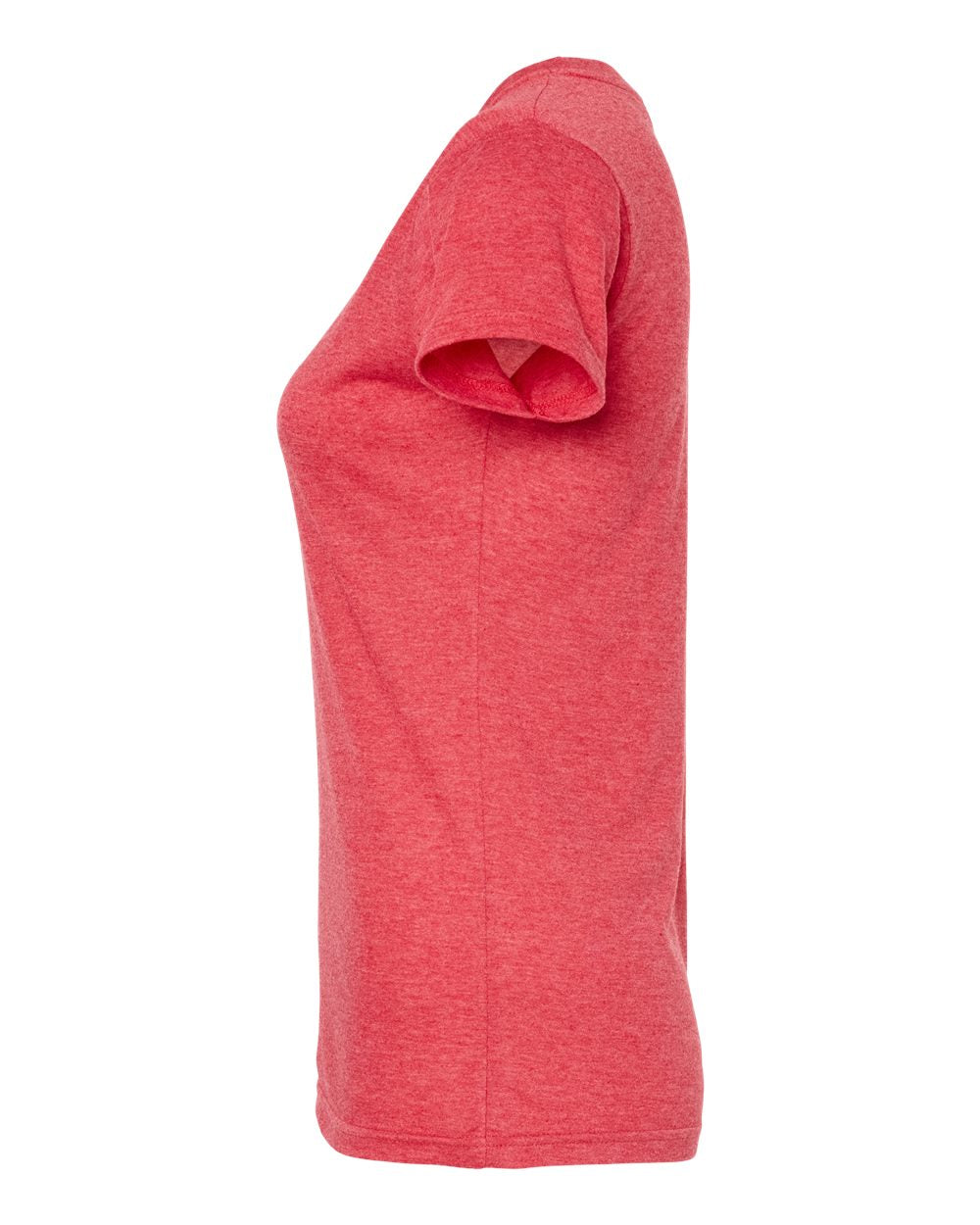 Women's Poly-Rich T-Shirt - DirectSide - B20559702 - Heather Red