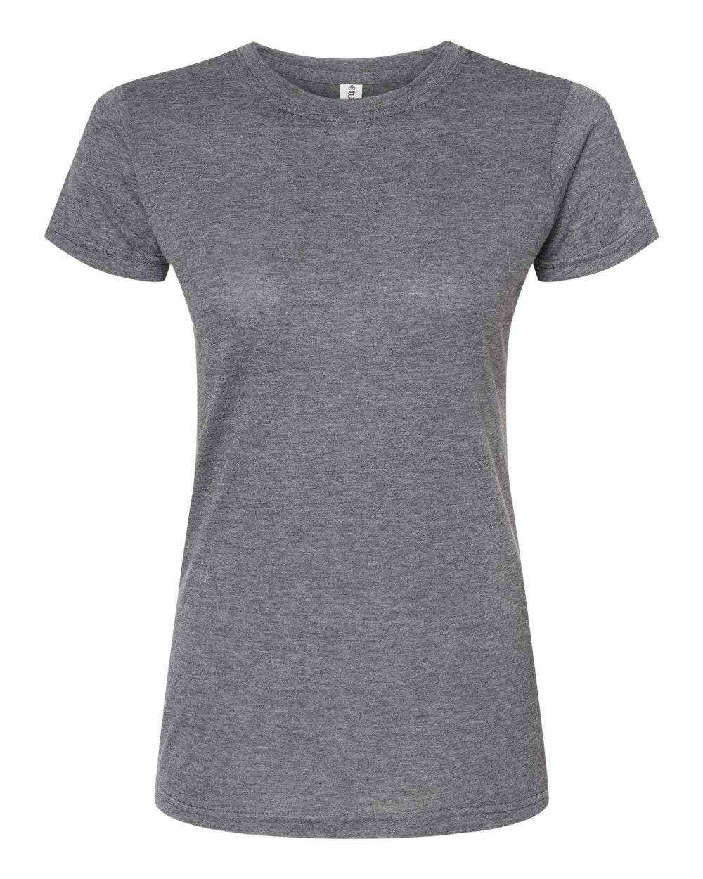 Women's Poly-Rich T-Shirt - Front - B20559092 - Heather Charcoal