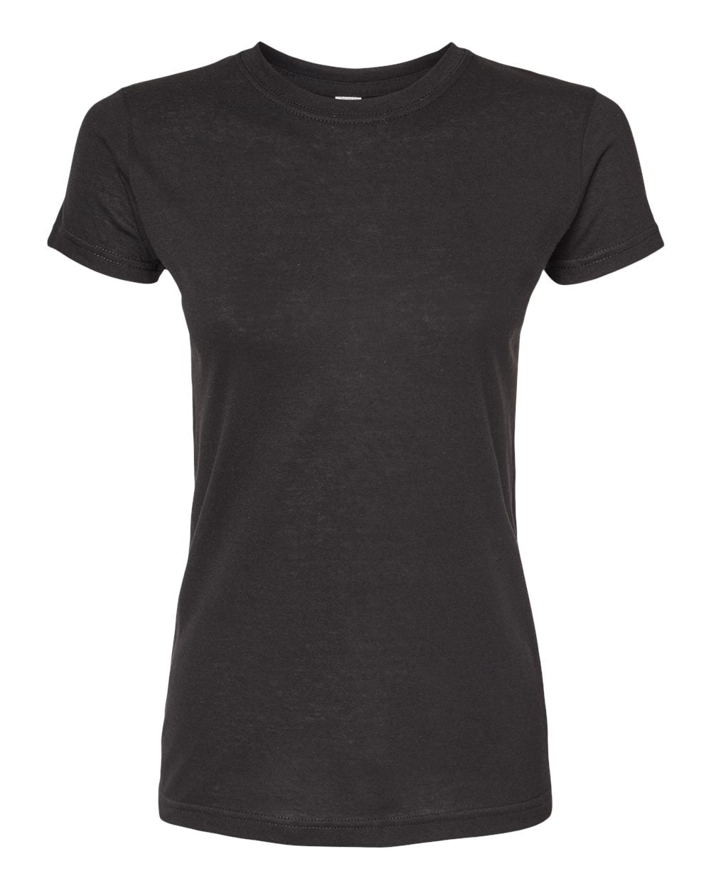 Women's Poly-Rich T-Shirt - Front - B20559502 - Black