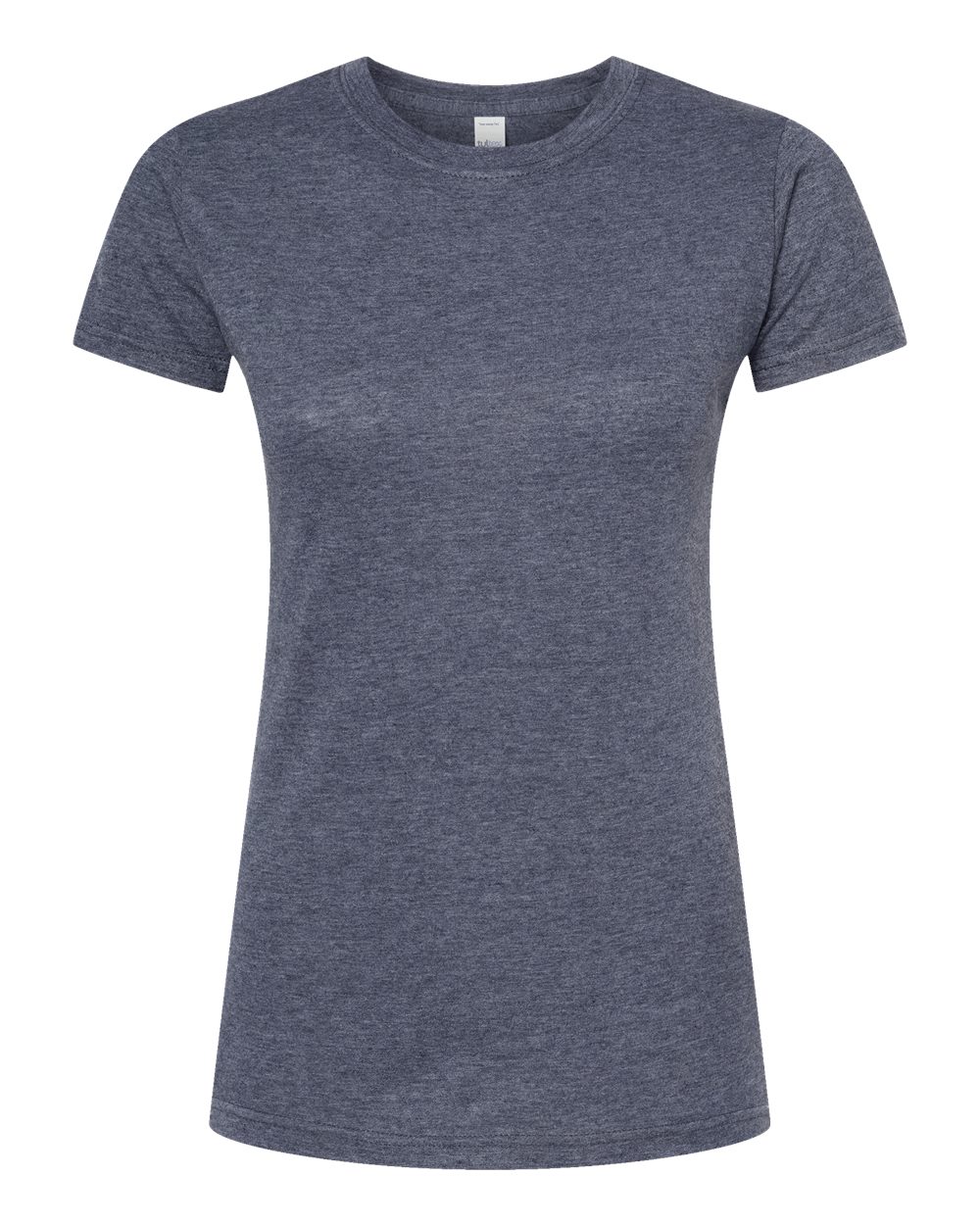 Women's Poly-Rich T-Shirt - Front - B20559652 - Heather Navy