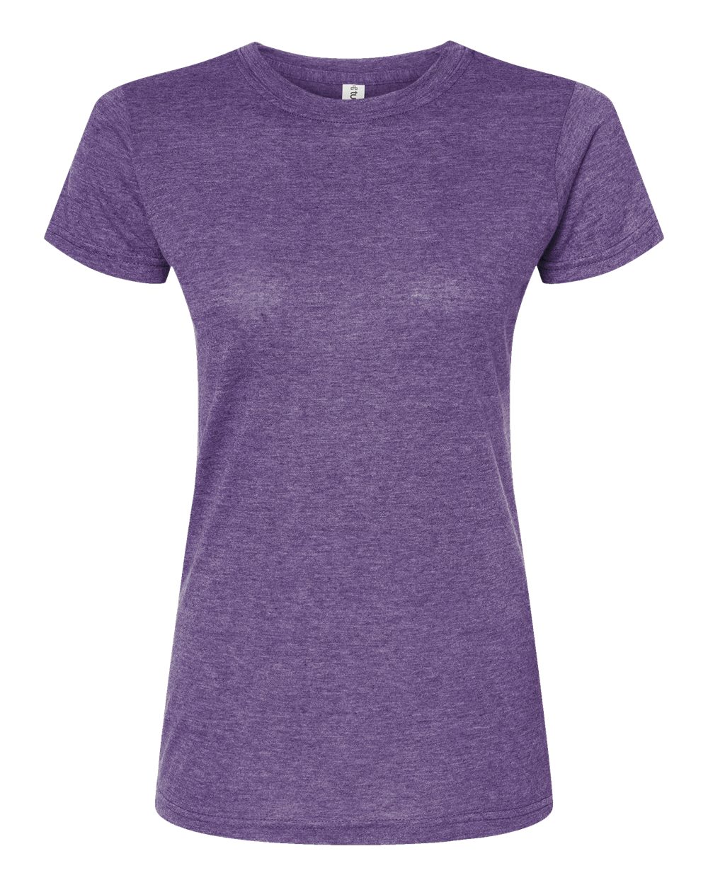 Women's Poly-Rich T-Shirt - Front - B20559672 - Heather Purple