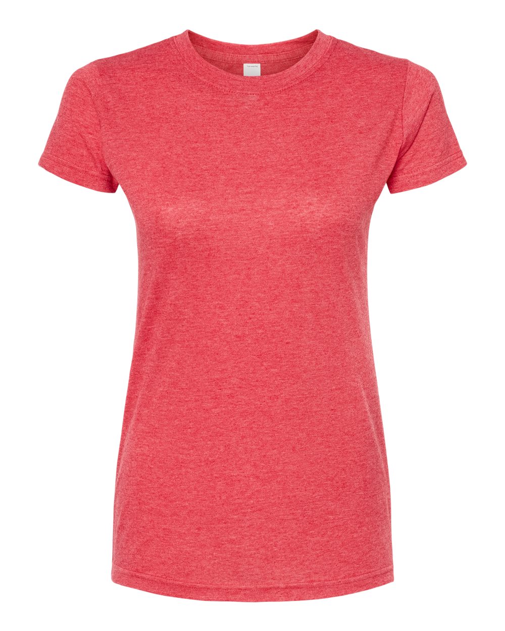 Women's Poly-Rich T-Shirt - Front - B20559702 - Heather Red