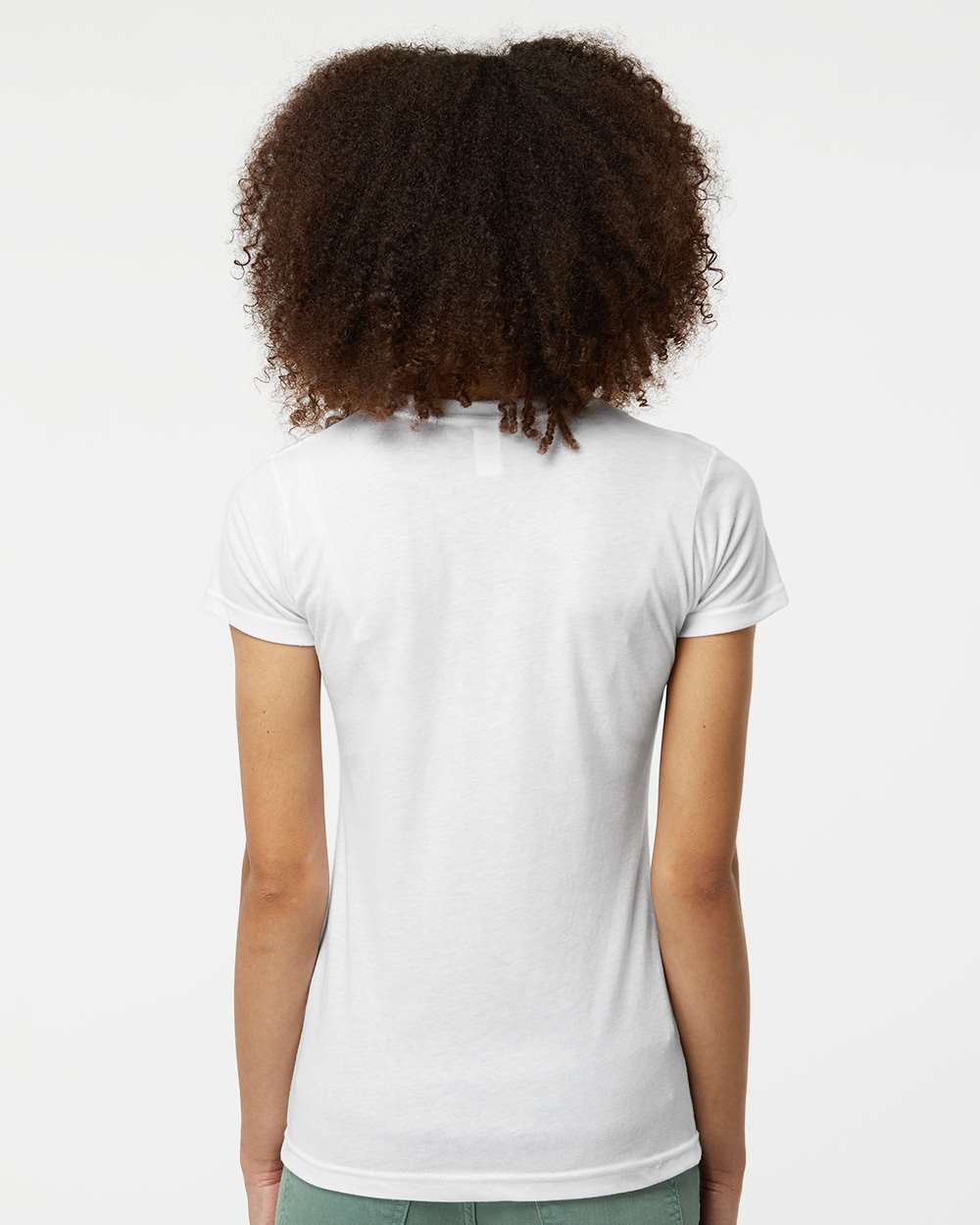 Women's Poly-Rich T-Shirt - OnModelBack - B20559002 - White
