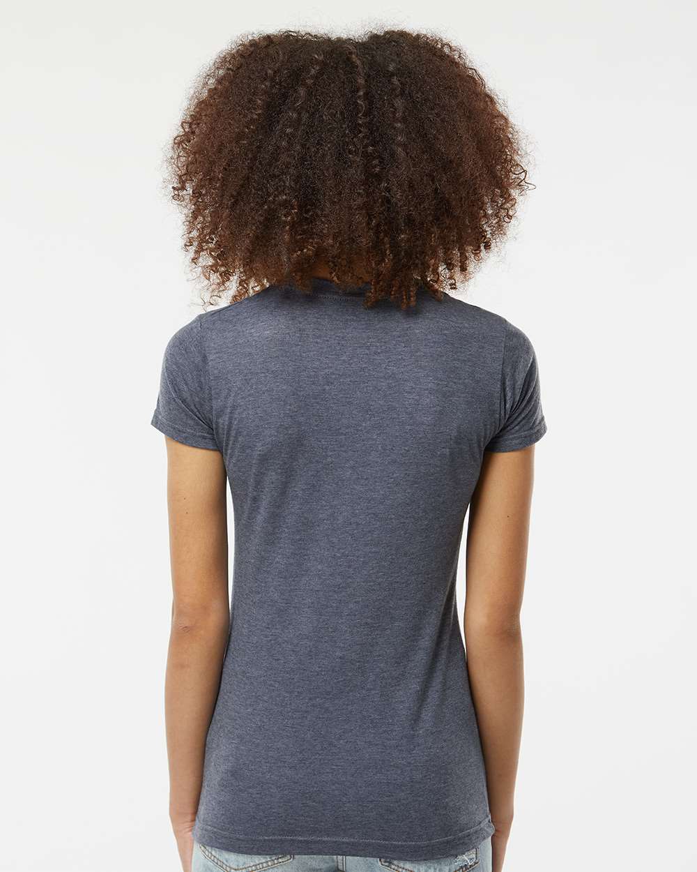 Women's Poly-Rich T-Shirt - OnModelBack - B20559652 - Heather Navy