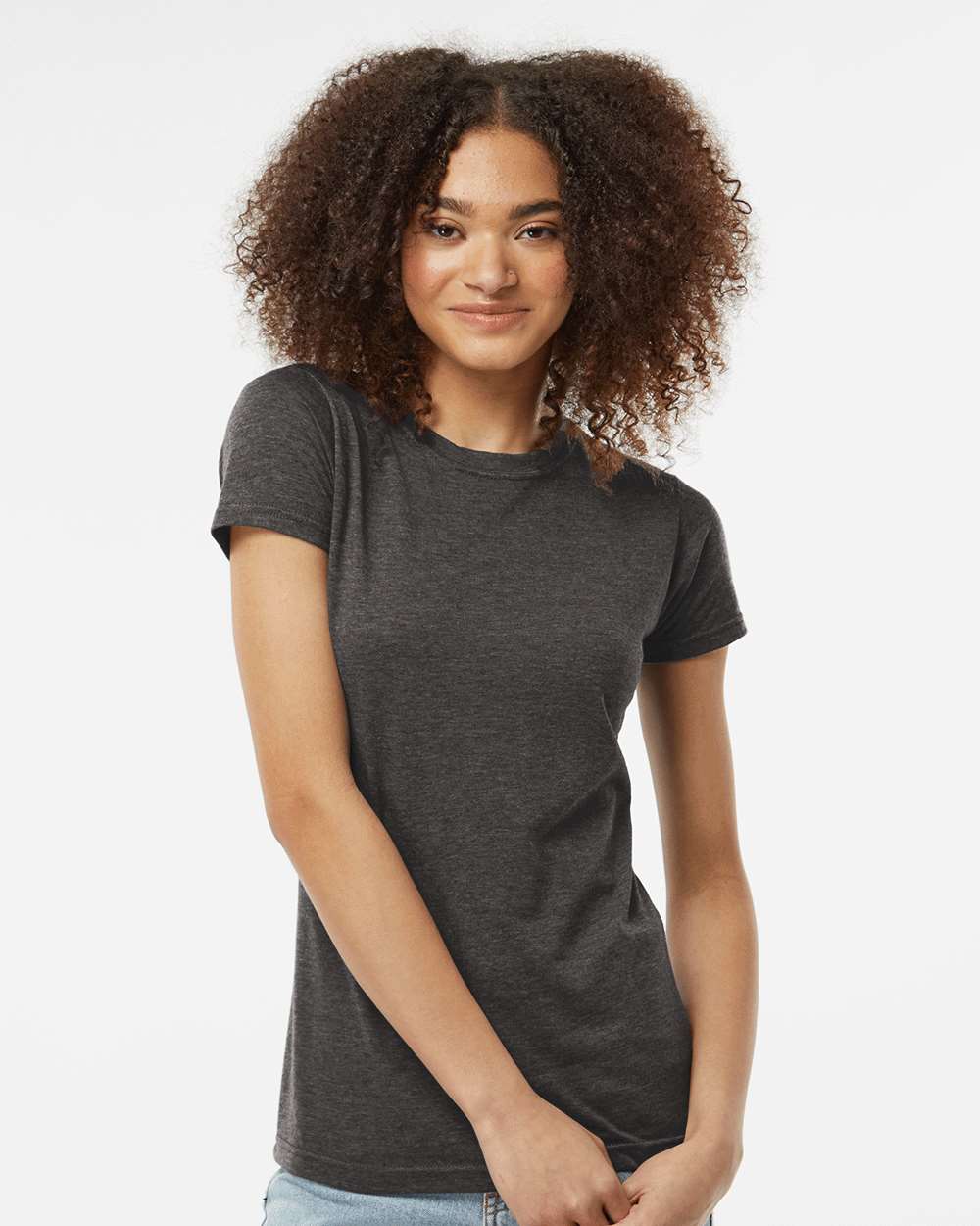Women's Poly-Rich T-Shirt - OnModelFront - B20559592 - Heather Graphite