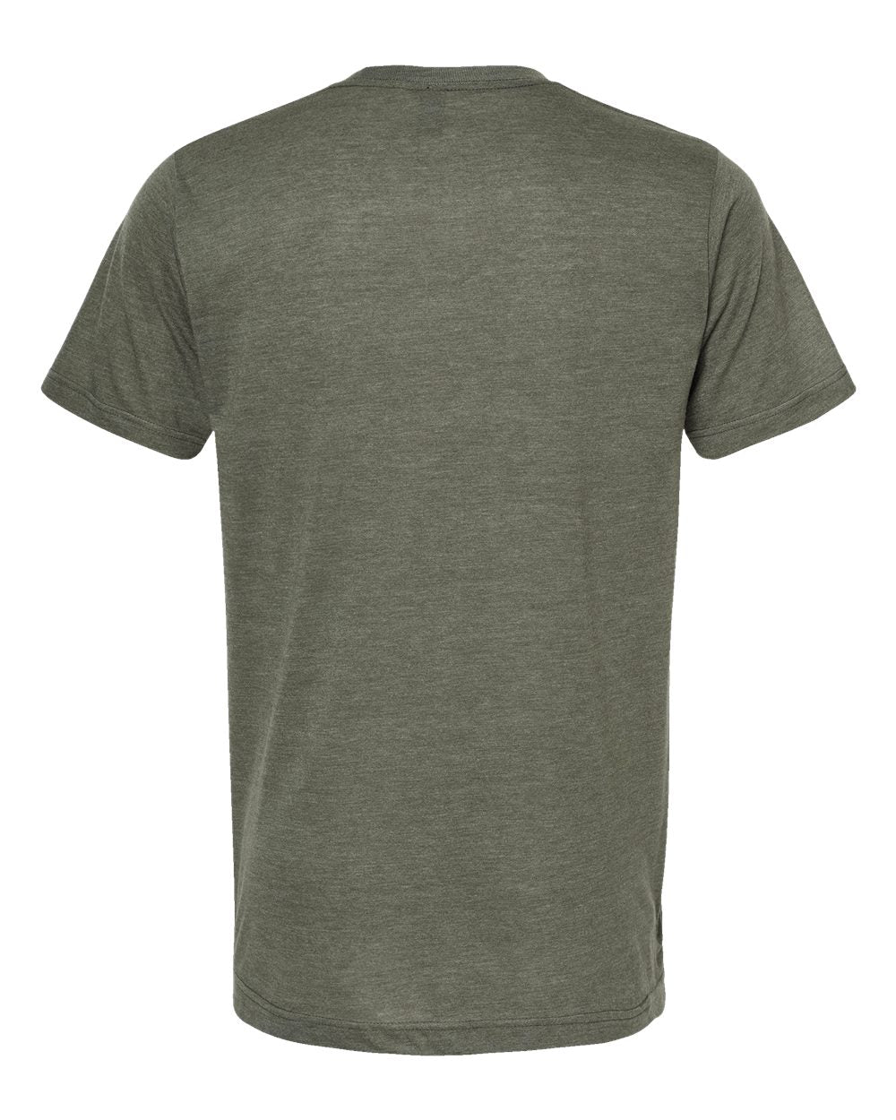Men's Tri-Blend T-Shirt - Back - B30659542 - Military Tri Blend