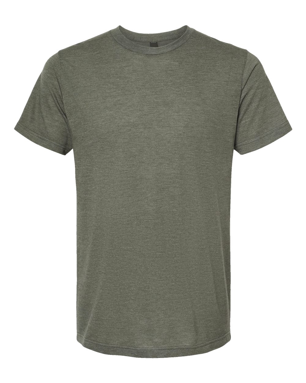 Men's Tri-Blend T-Shirt - Front - B30659542 - Military Tri Blend
