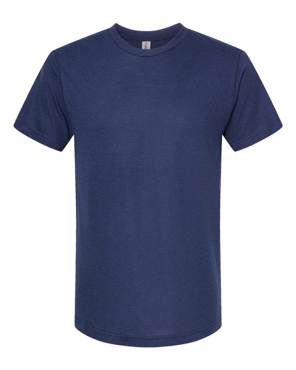 Men's Tri-Blend T-Shirt - Front - B30659652 - Midnight Tri Blend