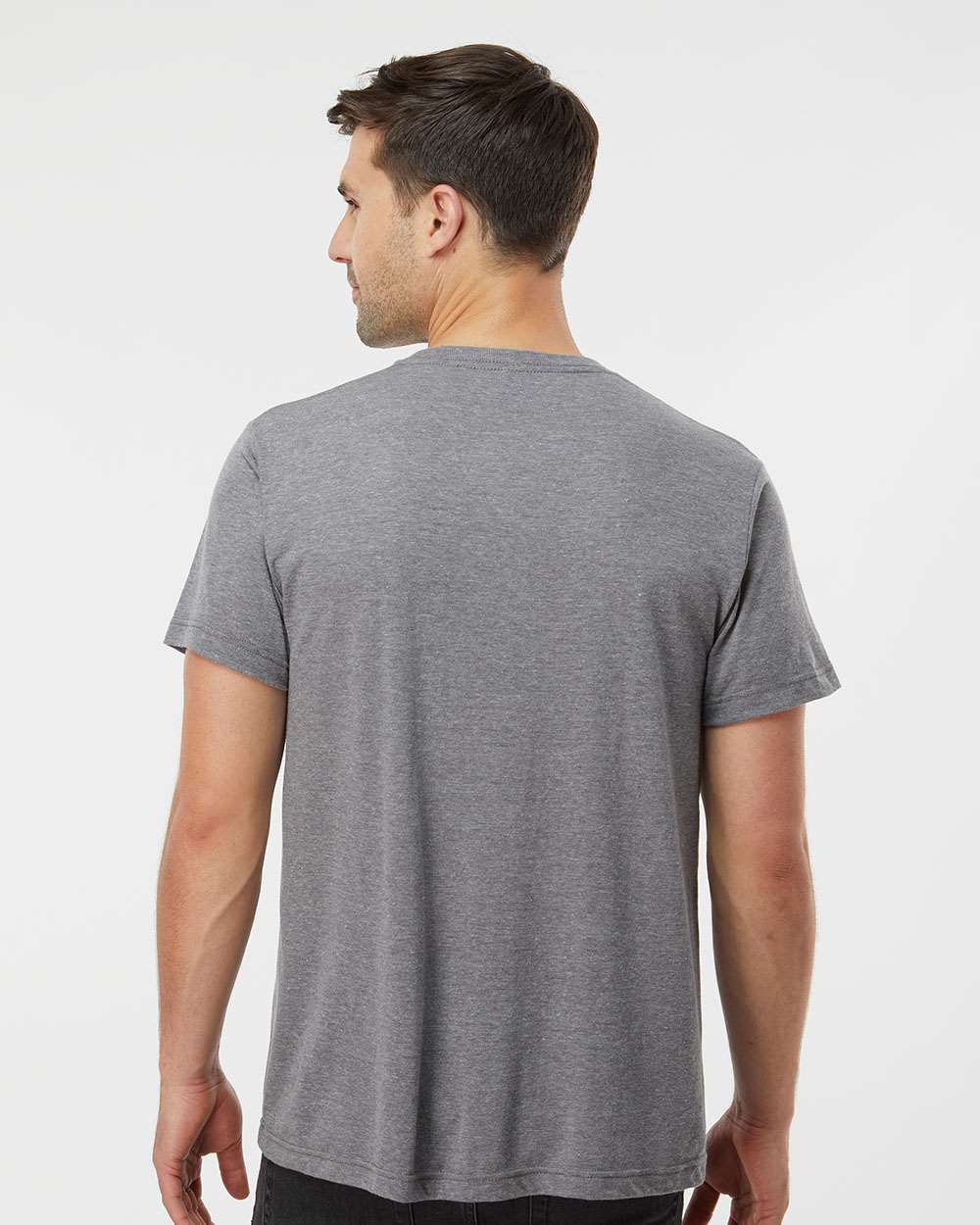 Men's Tri-Blend T-Shirt - OnModelBack - B30659112 - Heather Tri Blend