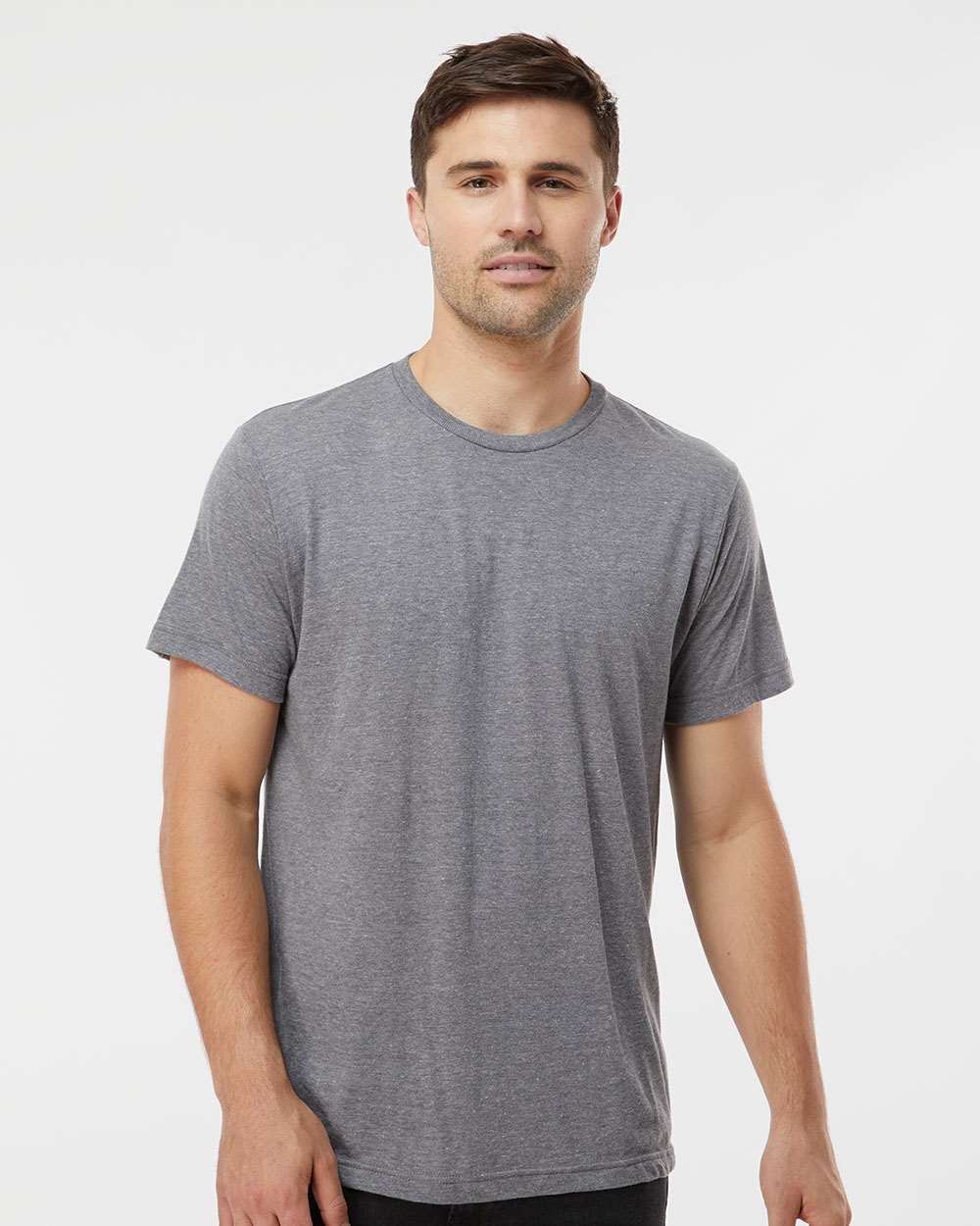 Men's Tri-Blend T-Shirt - OnModelFront - B30659112 - Heather Tri Blend
