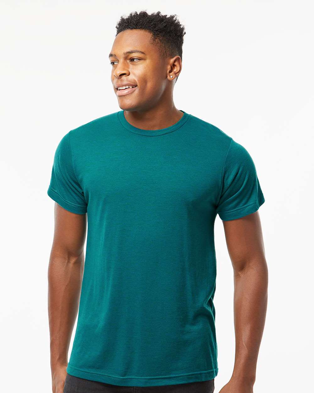 Men's Tri-Blend T-Shirt - OnModelFront - B30659172 - Jade Tri Blend