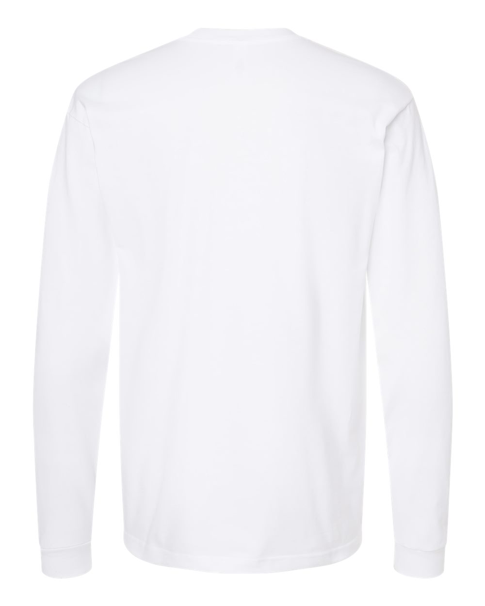Unisex Heavyweight Jersey Long Sleeve T-Shirt - Back - B31059003 - White