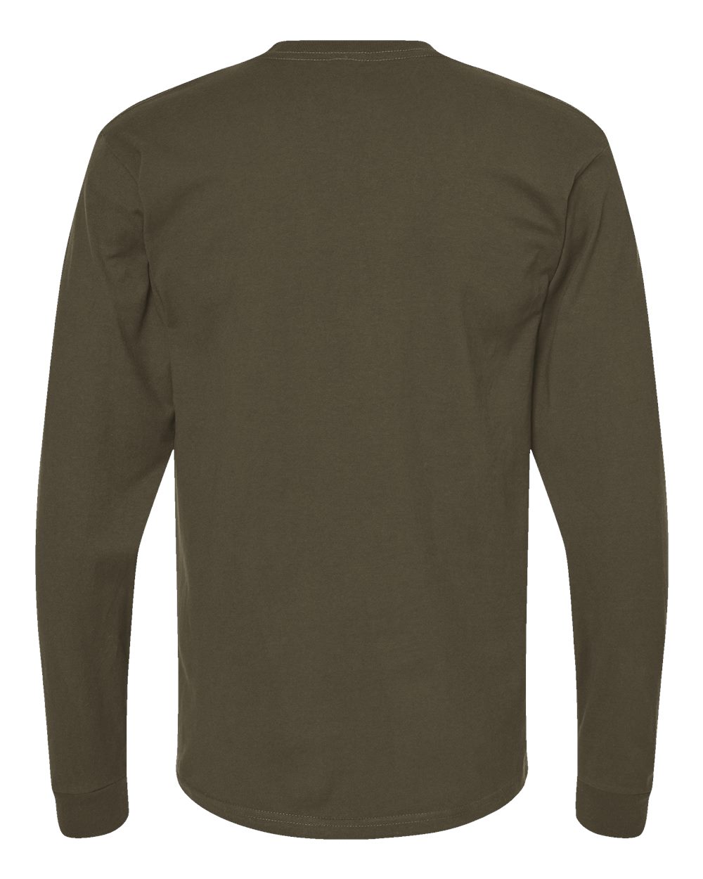 Unisex Heavyweight Jersey Long Sleeve T-Shirt - Back - B31059553 - Grape Leaf