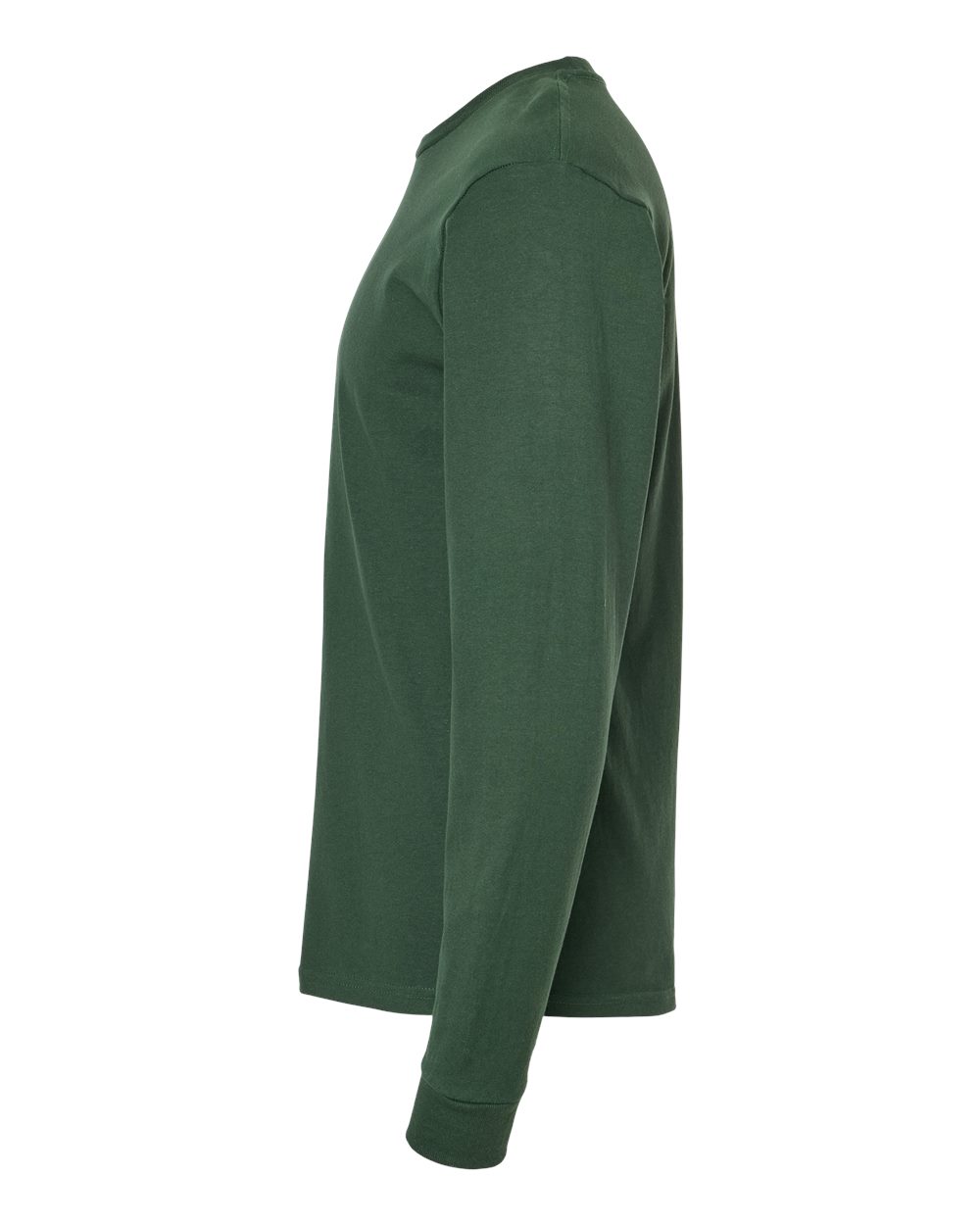 Unisex Heavyweight Jersey Long Sleeve T-Shirt - DirectSide - B31059543 - Hunter Green