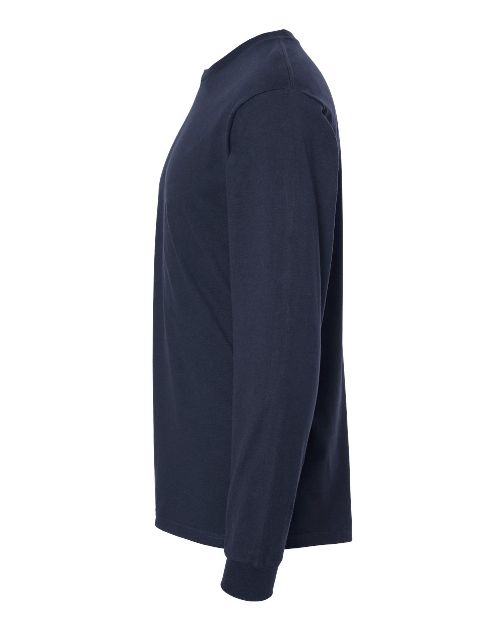 Unisex Heavyweight Jersey Long Sleeve T-Shirt - DirectSide - B31059652 - Navy