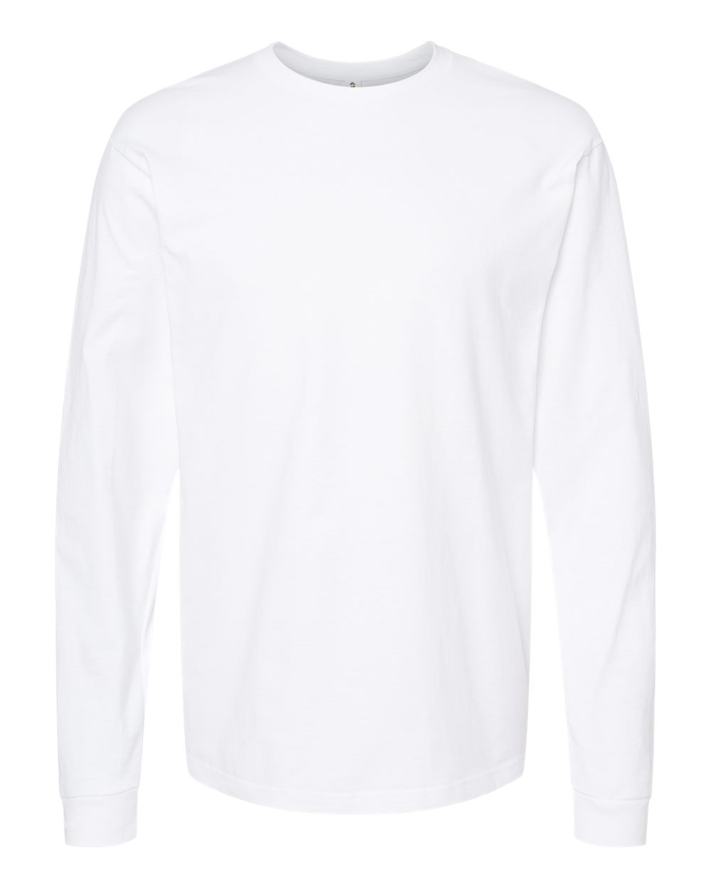 Unisex Heavyweight Jersey Long Sleeve T-Shirt - Front - B31059003 - White