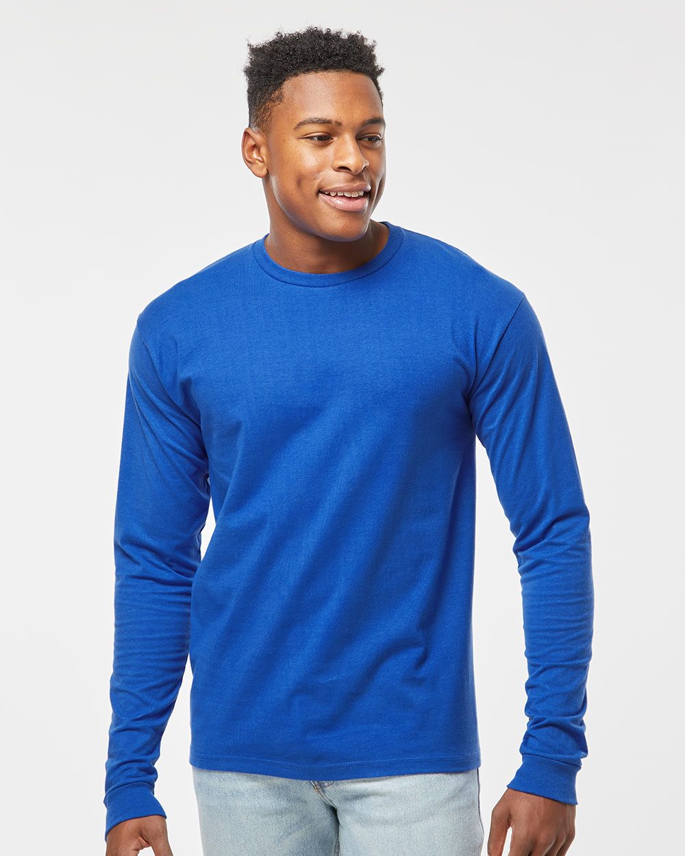 Unisex Heavyweight Jersey Long Sleeve T-Shirt - styleImage